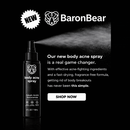 Body Wash + Spray Anti - Acne Corpo - Baron Bear TRIBE