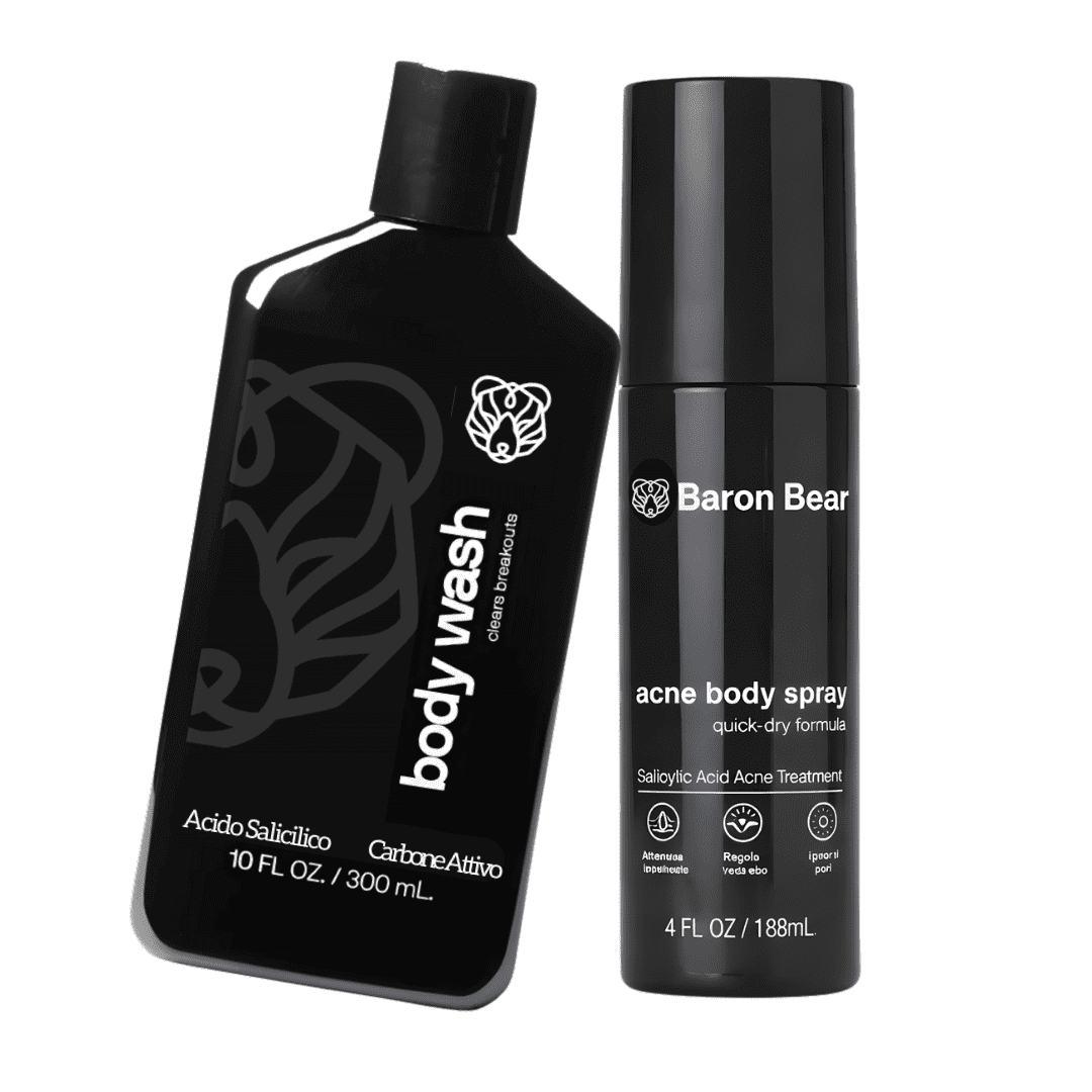 Body Wash + Spray Anti - Acne Corpo - Baron Bear TRIBE