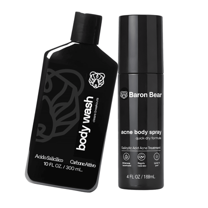 Body Wash + Spray Anti - Acne Corpo - Baron Bear TRIBE